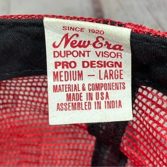 Vintage Super Mario Bros Nintendo Hat Snap Back Mesh Trucker Cap Red Made in USA - Picture 6 of 8